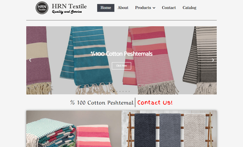 Wordpress Textile Company Website